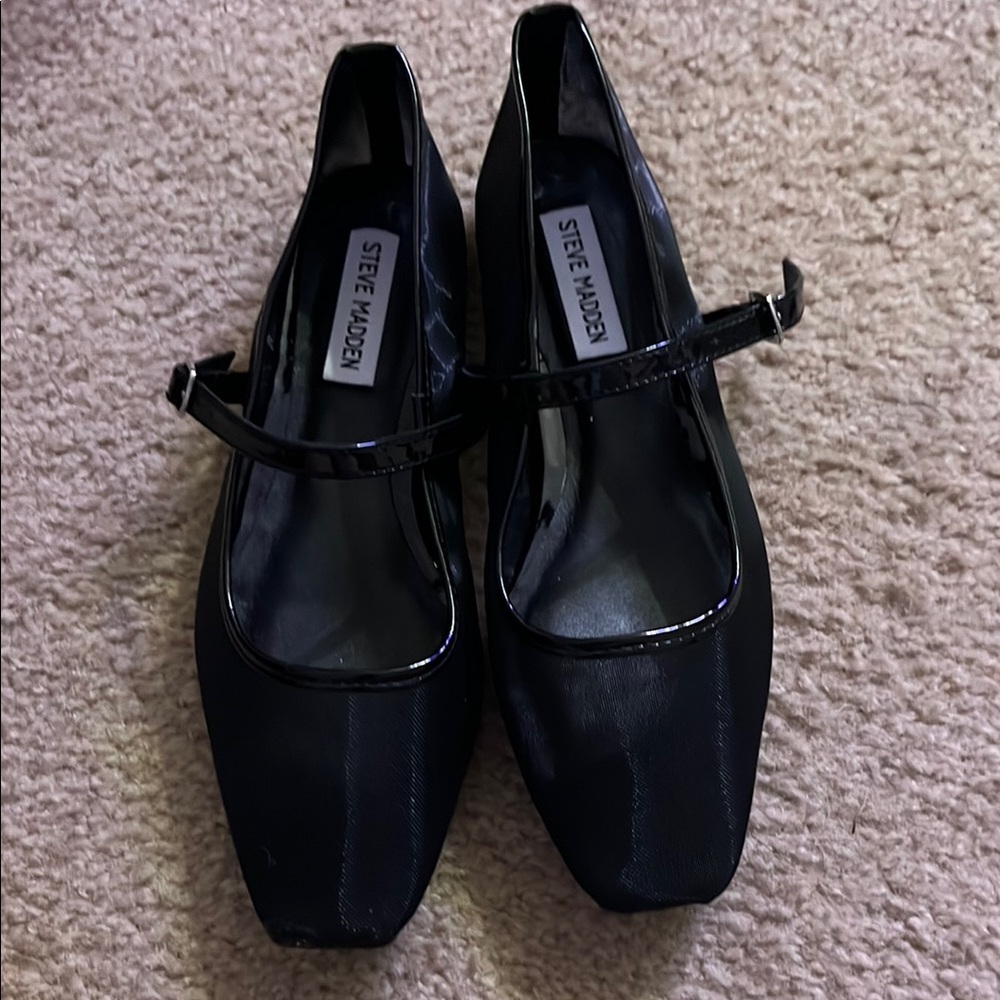Steve Madden Black Jessey Mary Jane Shoes